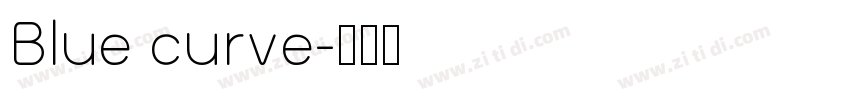 Blue curve字体转换